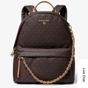 Michael Kors Slater Medium Logo Backpack